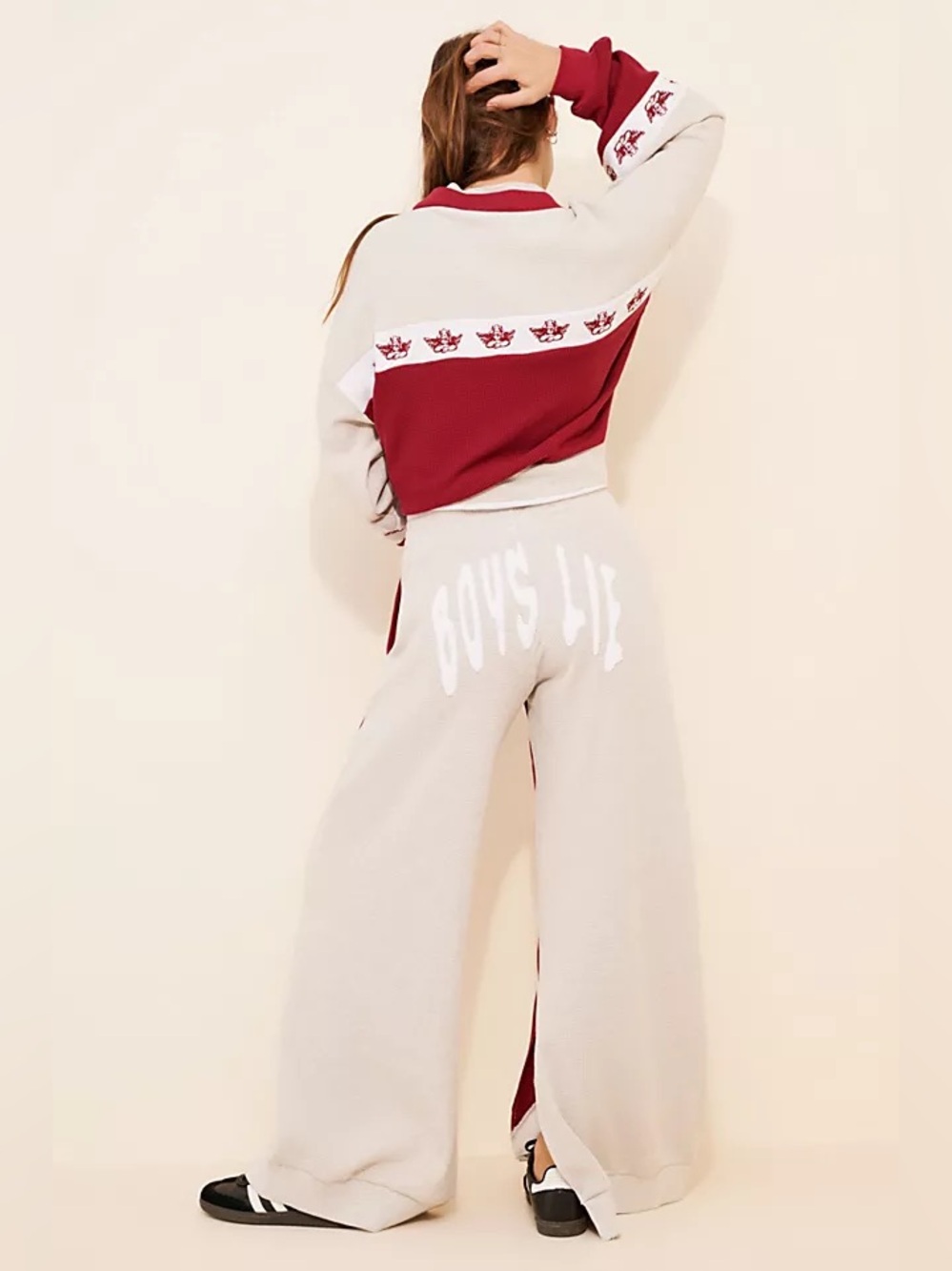 Boys Lie Private School Wide Leg Sweatpants